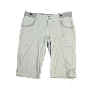 Kuhl Stone Durango Knicker Hiking Capri Shorts Adjustable Length‎ Womens Size 12